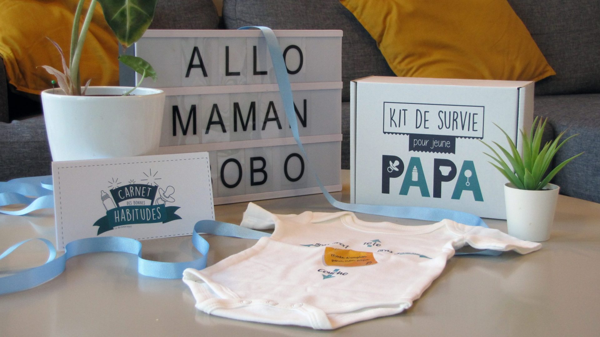 Sac maternité futur papa coton bio - annonce grossese - kit de survie future  papa - cadeau de naissance - - Un grand marché