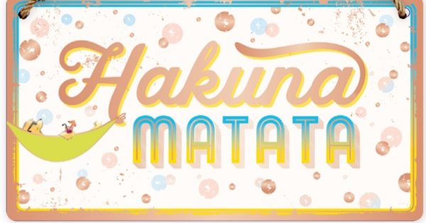 Carte postale humoristique - Hakuna matata