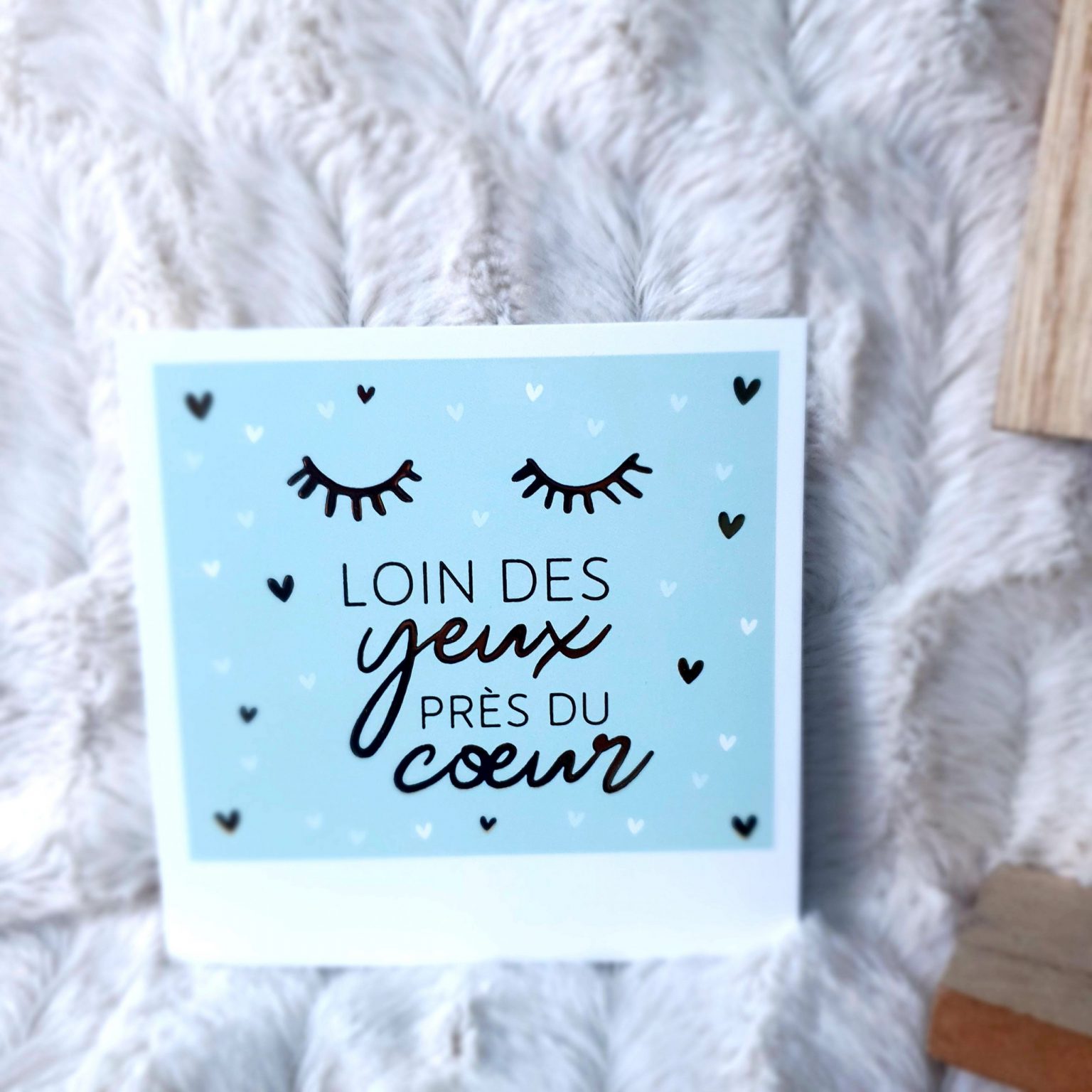 Loin Des Yeux Près Du Coeur Synonyme Carte Loin des yeux près du coeur – Allo Maman Bobo