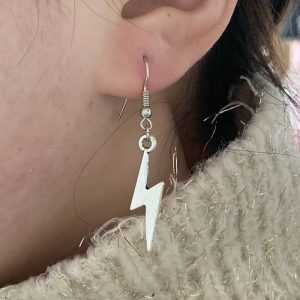 Boucles d'oreilles Nuage / Éclair