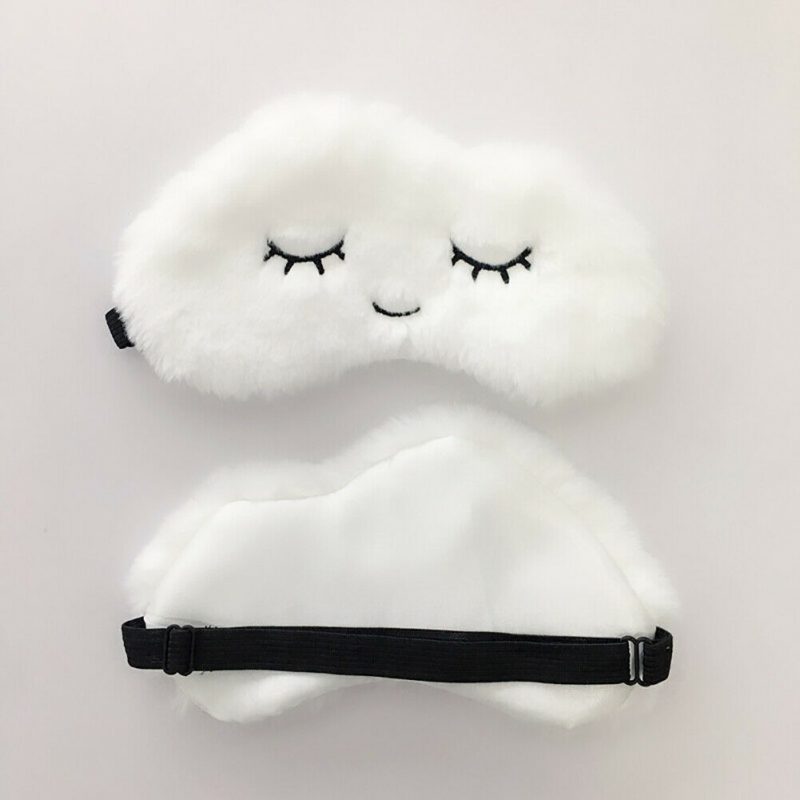 Masque De Sommeil Personnalisable "La Tête Dans Les Nuages" - Référence 03, Neuf, Fabriqué En France