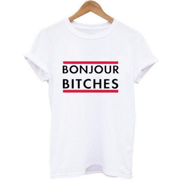 Tee-Shirt pour connasse "Bonjour Bitches ....." EVJF
