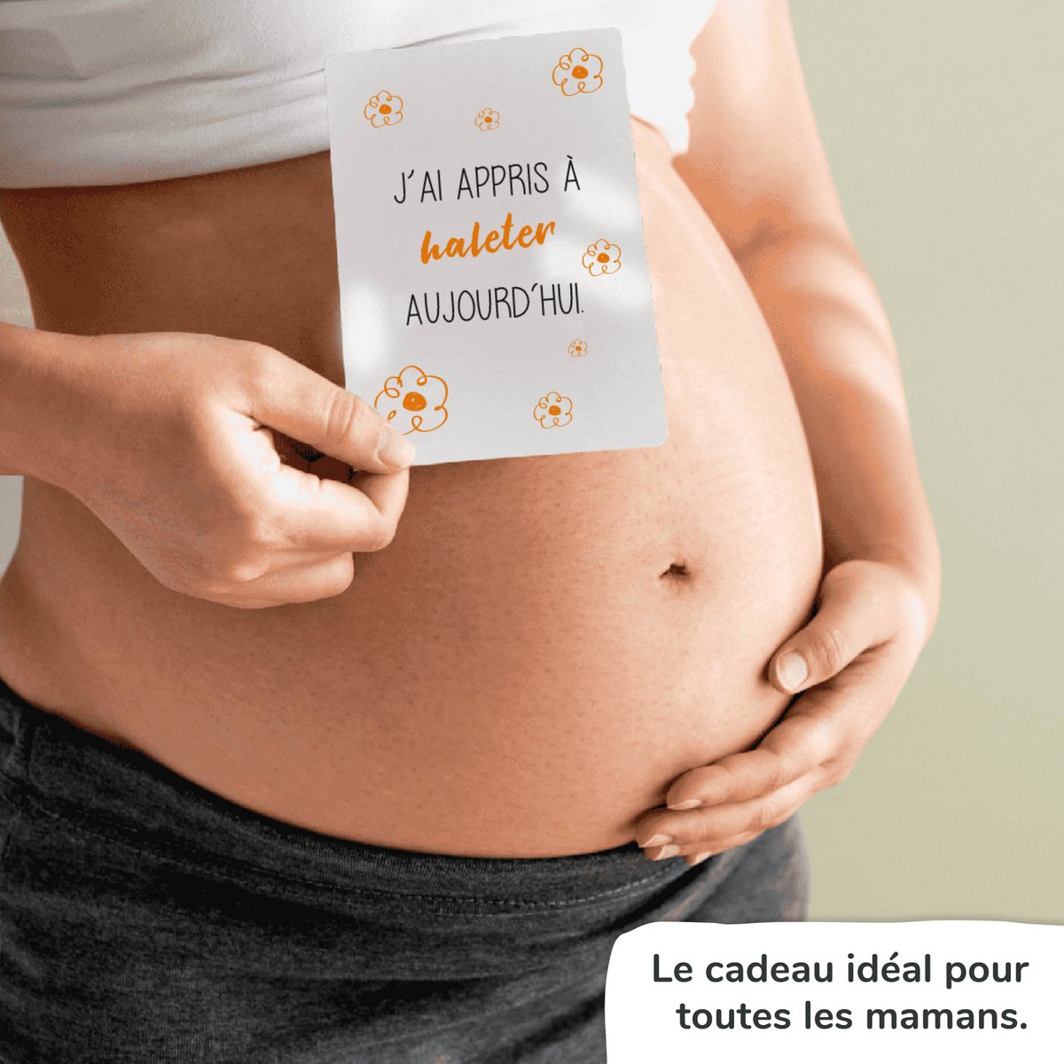 cadeau félicitations grossesse - carte étape grossesse
