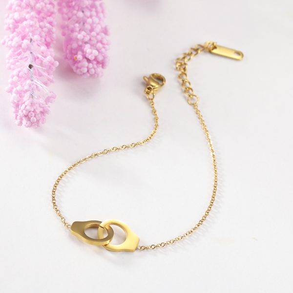 bracelet or- menotte cadeau femme idée saint valentin 2023