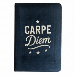 Carnet velours Carpe Diem