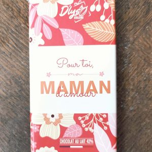 Tablette de chocolat « Maman d'amour » – Chocolat au lait 42%