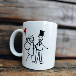 Tasse ballon cœur